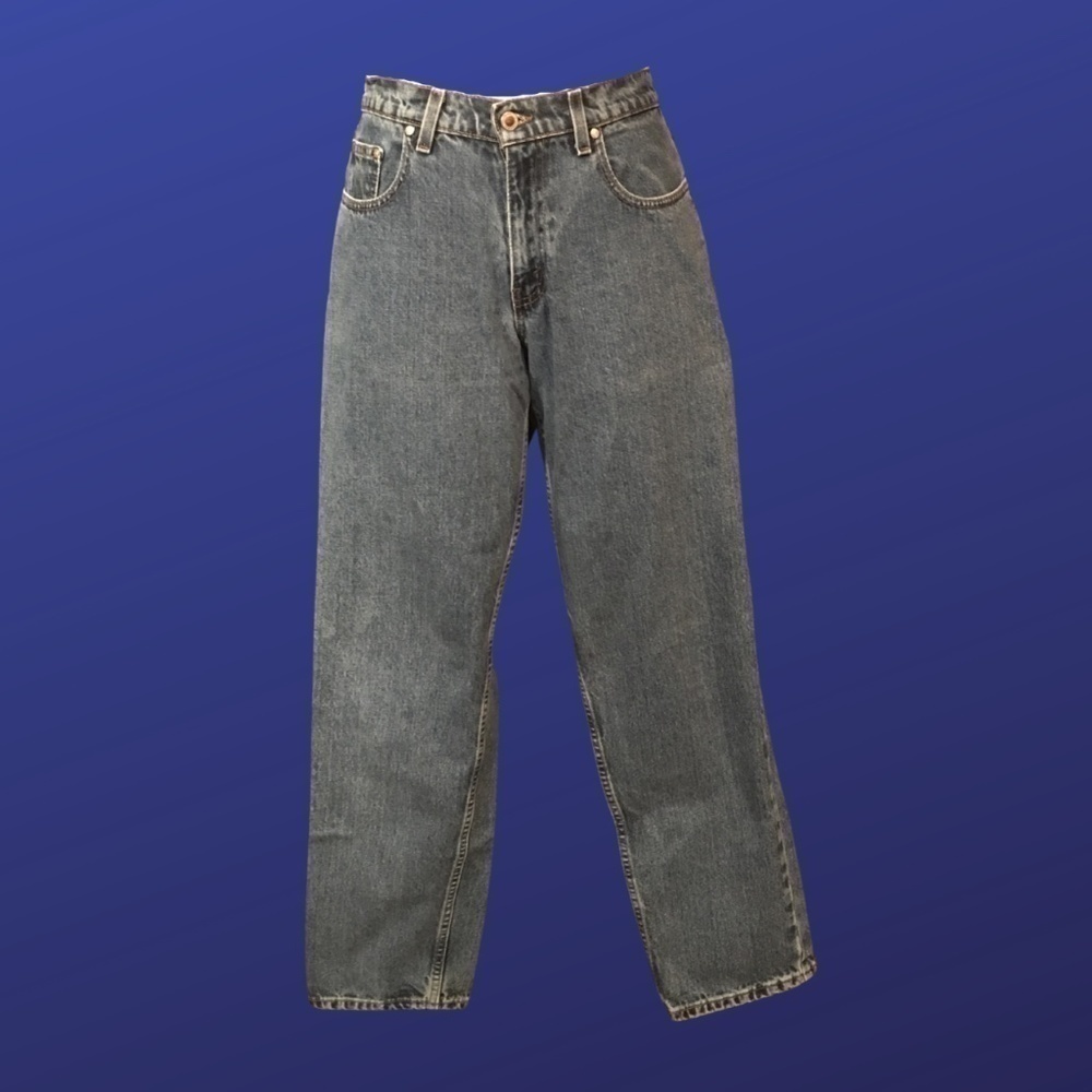 LEVI'S SILVER TAB Baggy Jeans, Vintage 1990's, MEDIUM BLUE WASH, 29 X 34, EUC